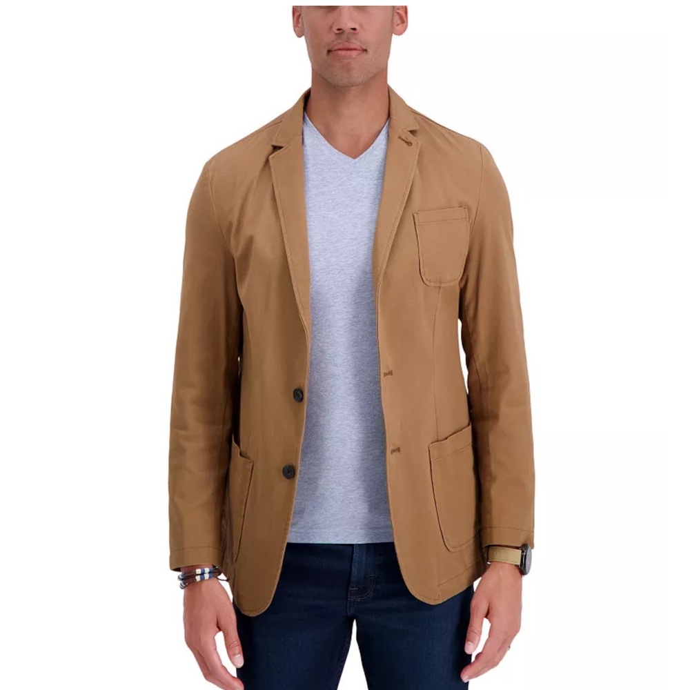 Men's Haggar Smart Wash Comfort Stretch Slim-Fit Sport Jacket